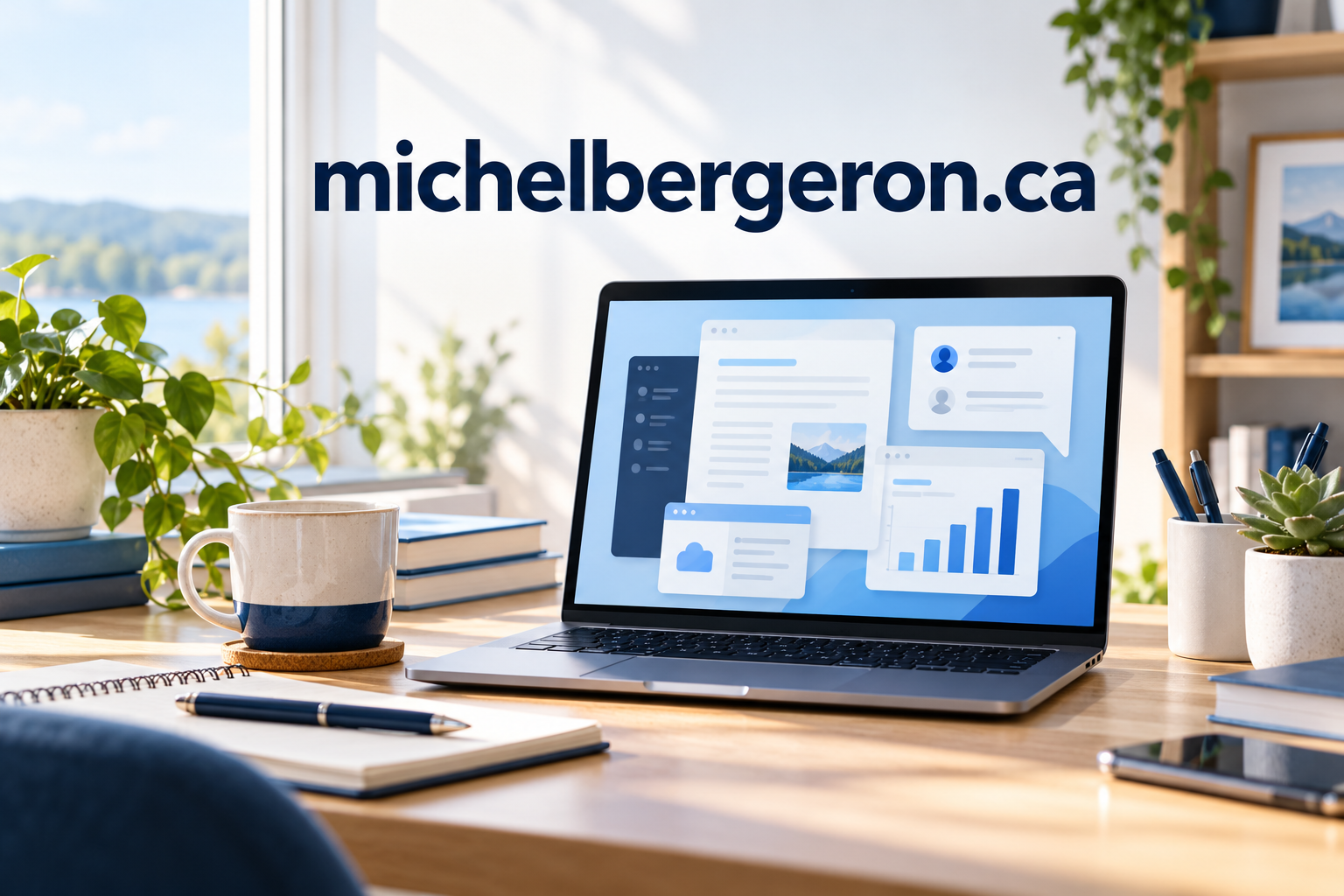 A fresh start for michelbergeron.ca